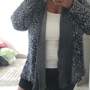 Leopard Print Cardigan